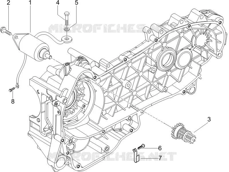 Stater - Electric starter PIAGGIO PIAGGIO-SCOOTER 200 LIBERTY 2006  Liberty 4T E3