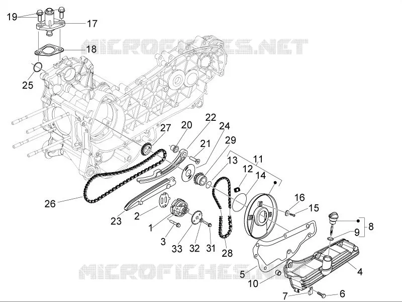 Oil pump PIAGGIO PIAGGIO-SCOOTER 200 LIBERTY 2006  Liberty 4T Sport E3