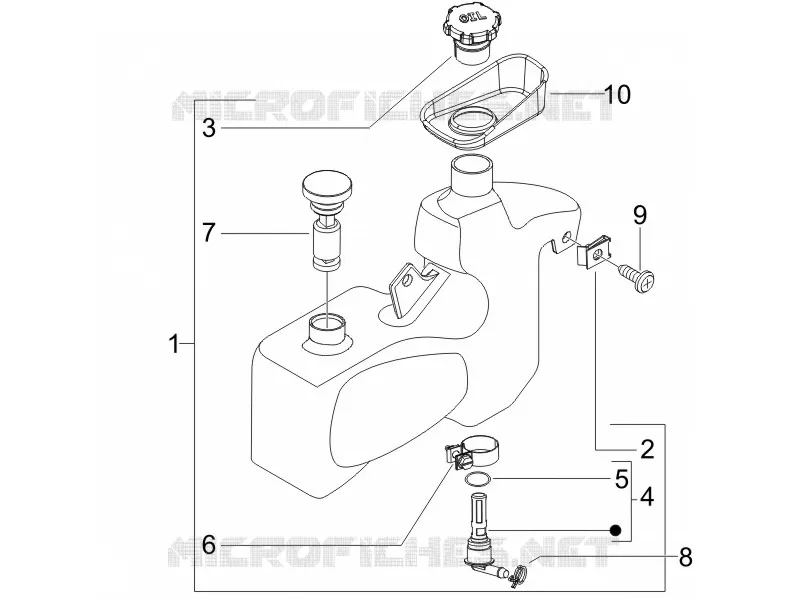 Oil tank PIAGGIO PIAGGIO-SCOOTER 50 LIBERTY 2011  Liberty 2T MOC