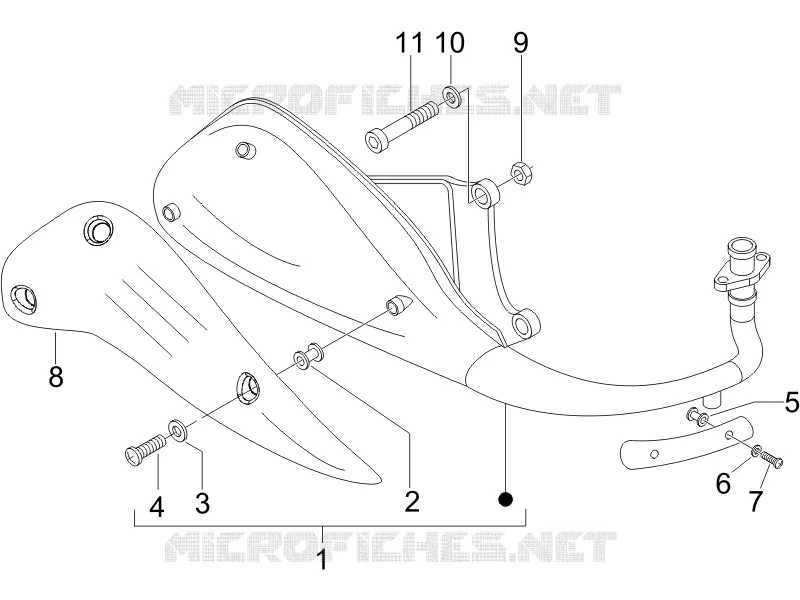 Silencer PIAGGIO PIAGGIO-SCOOTER 50 LIBERTY 2006  Liberty 2T Sport