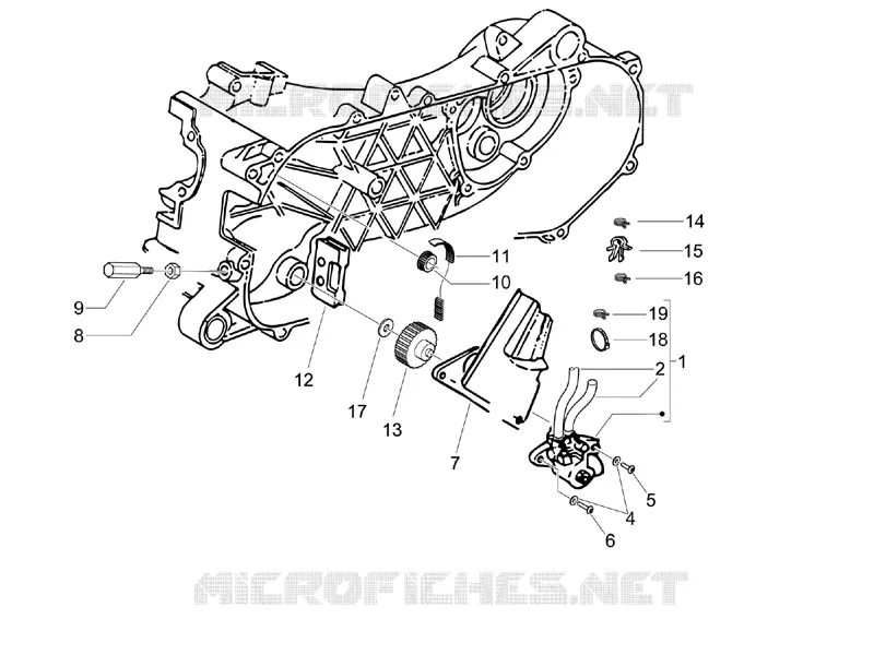 Oil pump PIAGGIO PIAGGIO-SCOOTER 50 LIBERTY 2006  Liberty 2T Sport