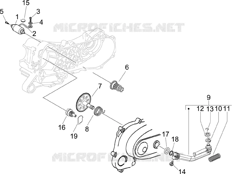 Stater - Electric starter PIAGGIO PIAGGIO-SCOOTER 50 LIBERTY 2006  Liberty 4T