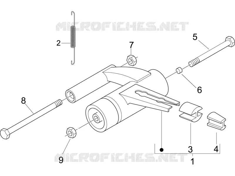 Swinging arm PIAGGIO PIAGGIO-SCOOTER 50 LIBERTY 2007  Liberty 4T