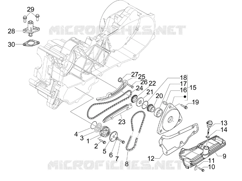 Oil pump PIAGGIO PIAGGIO-SCOOTER 50 LIBERTY 2020  Liberty 4T 3V