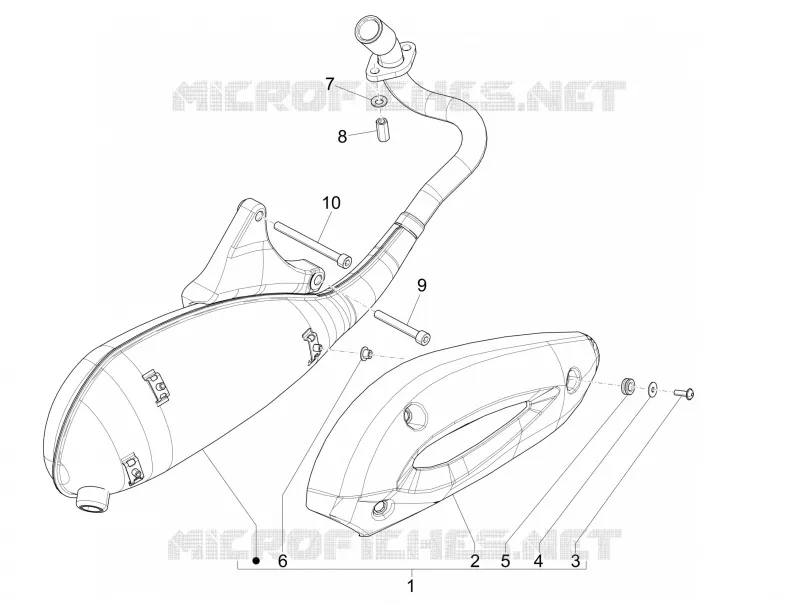 Silencer PIAGGIO PIAGGIO-SCOOTER 50 LIBERTY 2011  Liberty 4T MOC