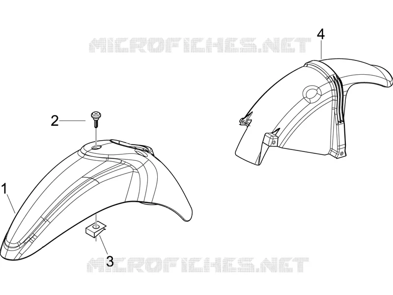 Wheel huosing - Mudguard PIAGGIO PIAGGIO-SCOOTER 50 LIBERTY 2006  Liberty 4T PTT (B-NL)