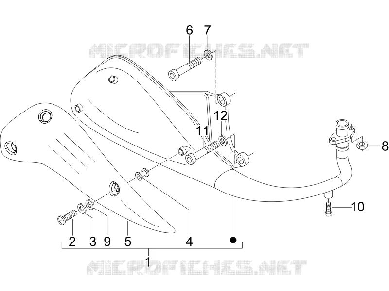 Silencer PIAGGIO PIAGGIO-SCOOTER 50 LIBERTY 2011  Liberty 4T PTT (D)