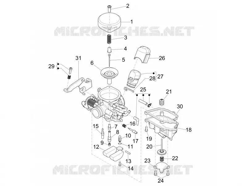 Carburetor's components PIAGGIO PIAGGIO-SCOOTER 50 LIBERTY 2014  Liberty 4T PTT