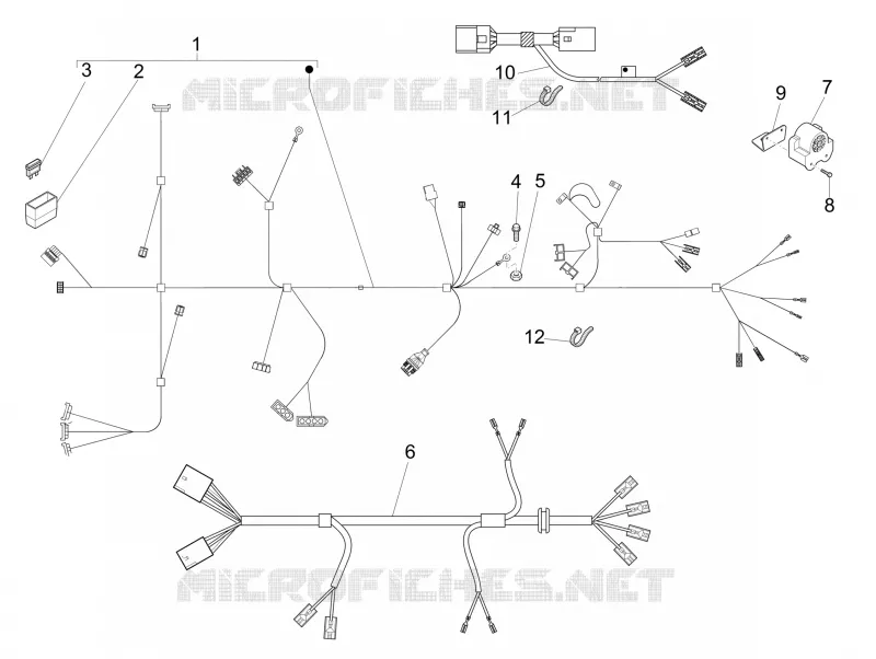 Main cable harness PIAGGIO PIAGGIO-SCOOTER 50 LIBERTY 2017  Liberty 4T PTT