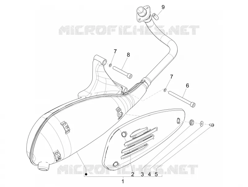 Silencer PIAGGIO PIAGGIO-SCOOTER 50 LIBERTY 2015  Liberty 4T PTT