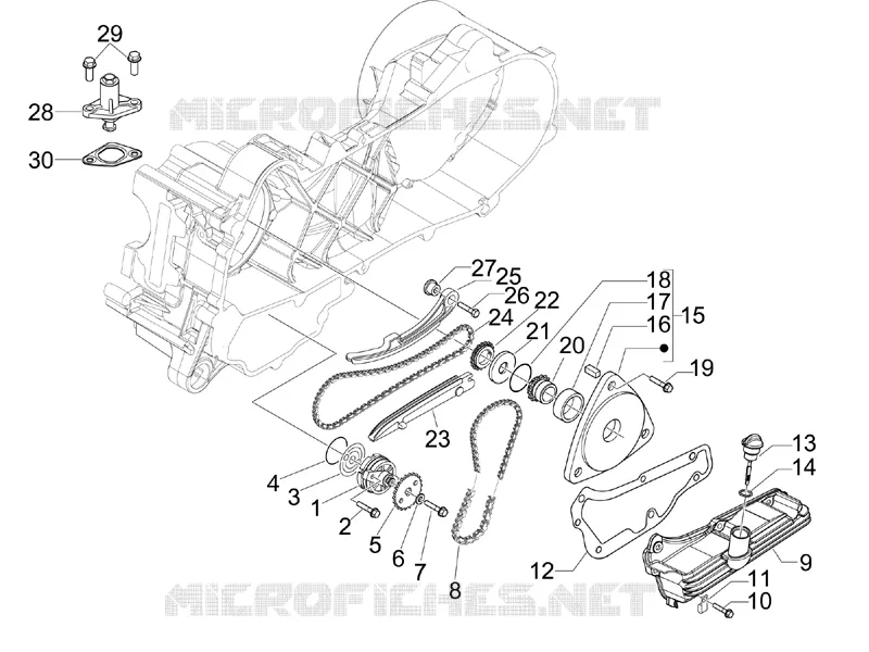 Oil pump PIAGGIO PIAGGIO-SCOOTER 50 LIBERTY 2013  Liberty 4T 