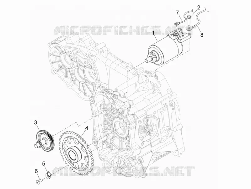 Stater - Electric starter PIAGGIO PIAGGIO-SCOOTER 125 MP3 2013  MP3 YOUrban ERL