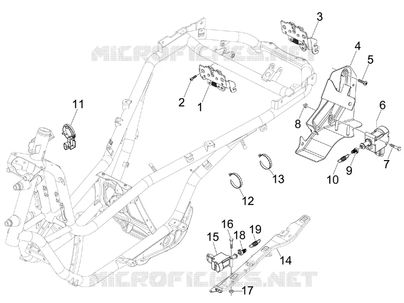 Locks PIAGGIO PIAGGIO-SCOOTER 300 MP3 2013  MP3 ie LT - Sport