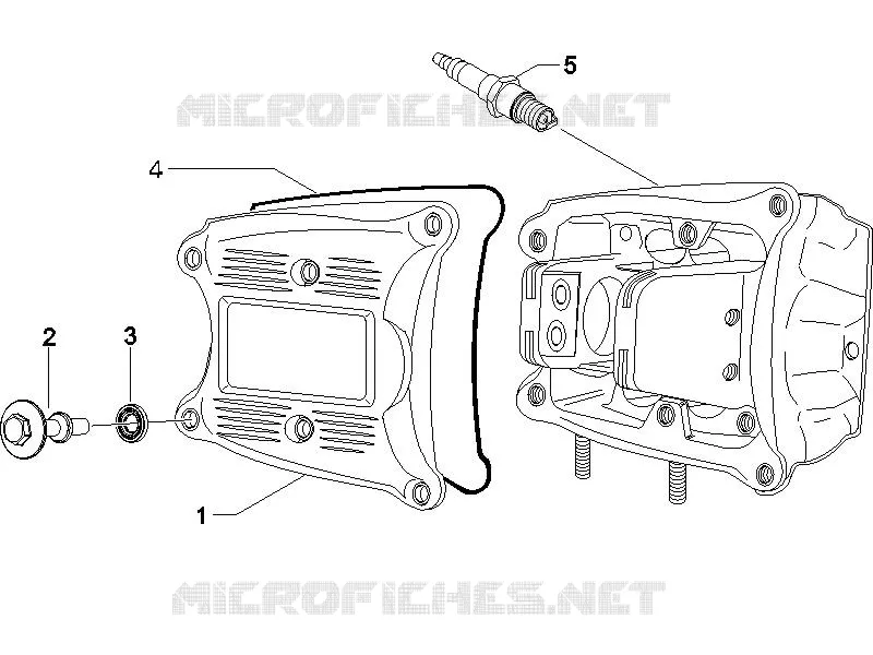 Cylinder head cover PIAGGIO PIAGGIO-SCOOTER 400 MP3 2008  MP3 ie