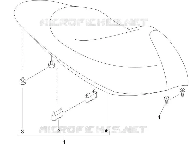 Saddle/seats PIAGGIO PIAGGIO-SCOOTER 50 NRG 2010  NRG Power DD