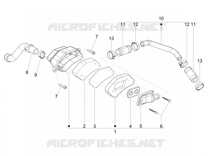 Secondary air box PIAGGIO PIAGGIO-SCOOTER 50 NRG 2017  NRG Power DD
