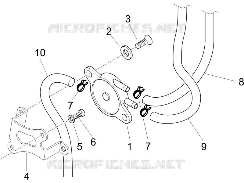 Supply system PIAGGIO PIAGGIO-SCOOTER 50 NRG 2011  NRG Power DD Serie Speciale