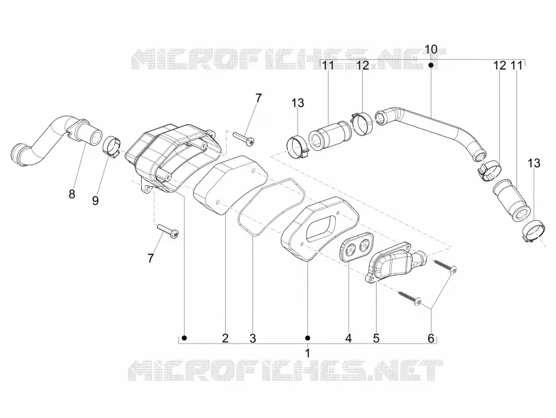 Secondary air box PIAGGIO PIAGGIO-SCOOTER 50 NRG 2011  NRG Power DT