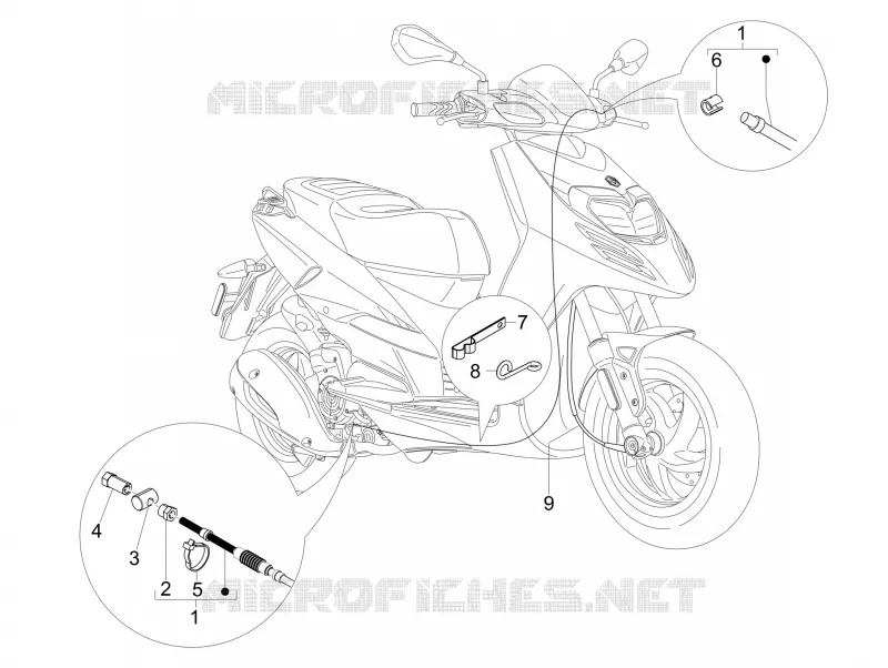 Transmissions PIAGGIO PIAGGIO-SCOOTER 125 TYPHOON 2011  Typhoon 4T 2V Euro 3