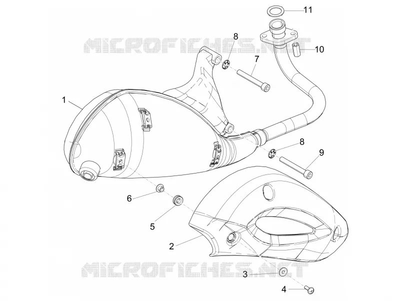 Silencer PIAGGIO PIAGGIO-SCOOTER 50 TYPHOON 2013  Typhoon 2T Euro 3