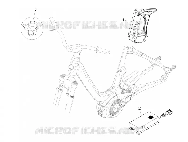 Relais - Batterie - Avertisseur sonore PIAGGIO PIAGGIO-BICYCLE Electric WI-BIKE 2016  Wi-Bike Uni Deore Comfort
