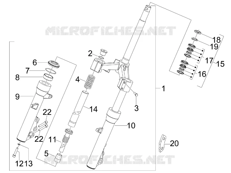Fork/steering tube - Steering bearing unit PIAGGIO PIAGGIO-SCOOTER 250 X7 2008  X7 ie Euro 3