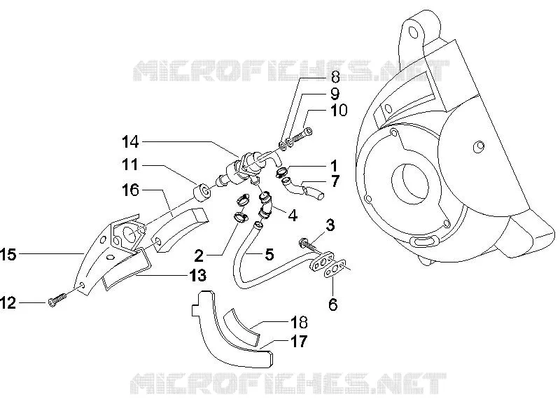 Secondary air box PIAGGIO PIAGGIO-SCOOTER 125 X8 2006  X8 Potenziato