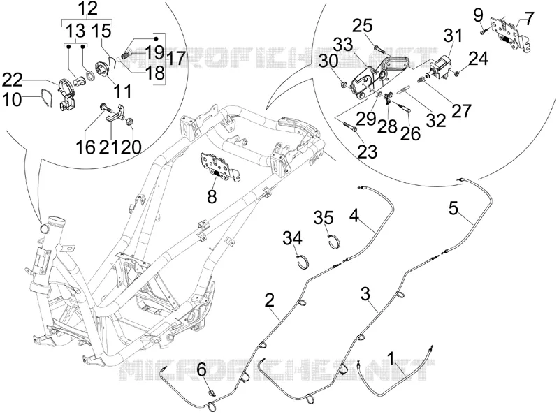 Locks PIAGGIO PIAGGIO-SCOOTER 150 X8 2006  X8 Street Euro 2