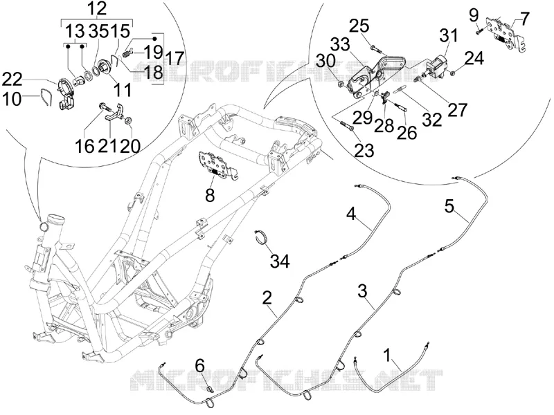 Locks PIAGGIO PIAGGIO-SCOOTER 250 X8 2007  X8 ie
