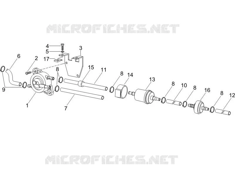 Supply system PIAGGIO PIAGGIO-SCOOTER 125 X9 2006  X9 Evolution Potenziato