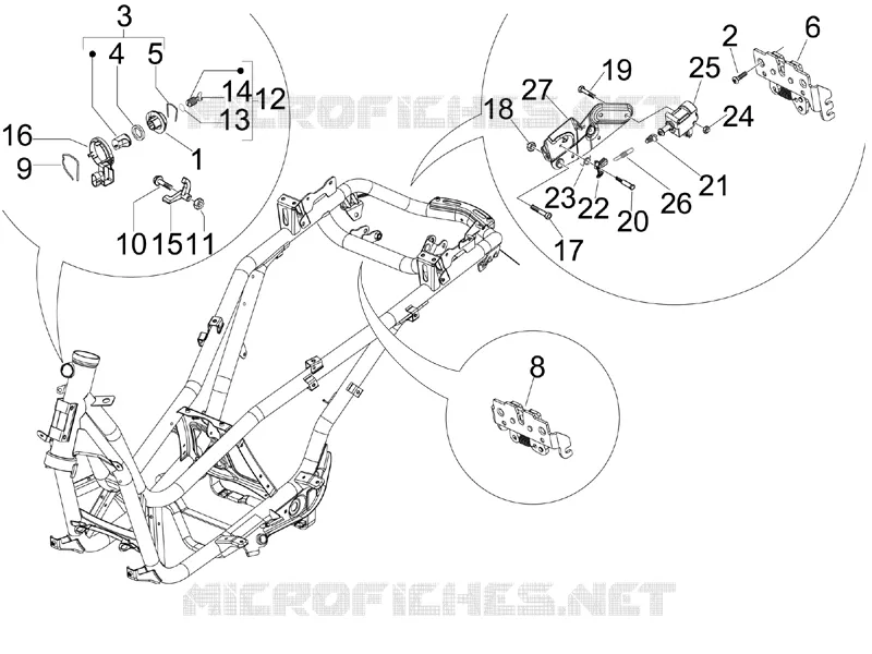 Locks PIAGGIO PIAGGIO-SCOOTER 125 X-EVO 2015  X Evo Euro 3