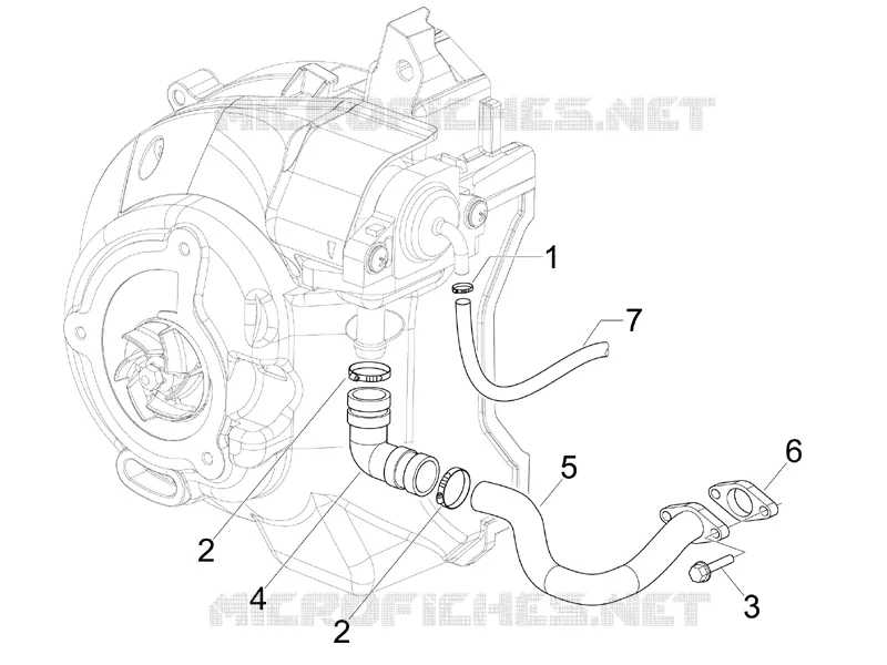 Secondary air box PIAGGIO PIAGGIO-SCOOTER 125 X-EVO 2007  X Evo Euro 3