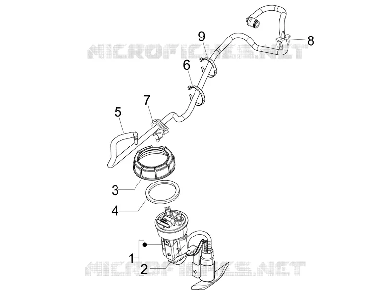 Supply system PIAGGIO PIAGGIO-SCOOTER 250 X-EVO 2014  X Evo Euro 3