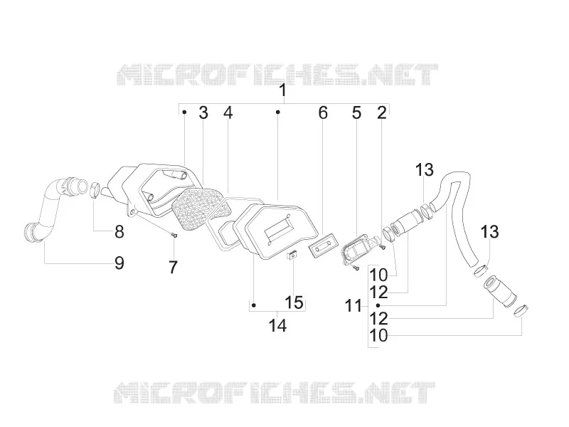 Secondary air box PIAGGIO PIAGGIO-SCOOTER 50 ZIP 2011  Zip 2T