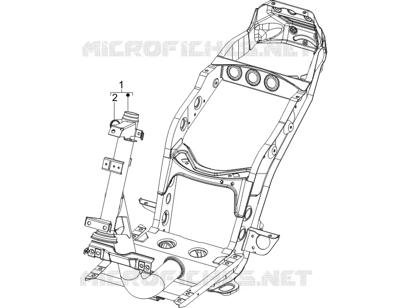 Frame/bodywork PIAGGIO PIAGGIO-SCOOTER 50 ZIP 2010  Zip 4T