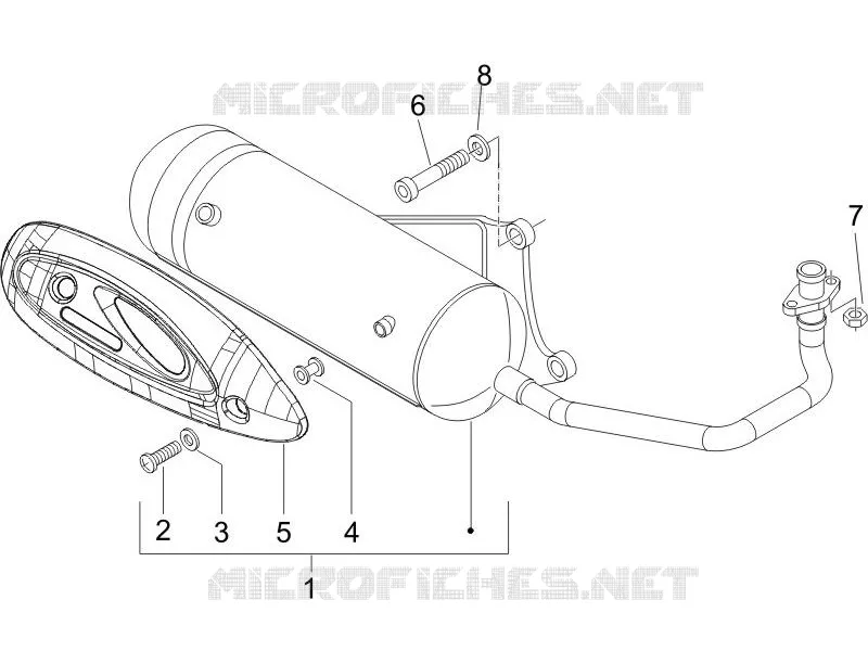 Silencer PIAGGIO PIAGGIO-SCOOTER 50 ZIP 2015  Zip 4T 25 Km-h