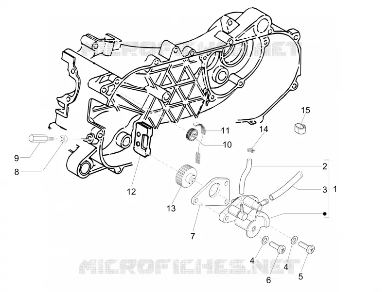 Oil pump PIAGGIO PIAGGIO-SCOOTER 50 ZIP 2009  Zip SP Euro 2