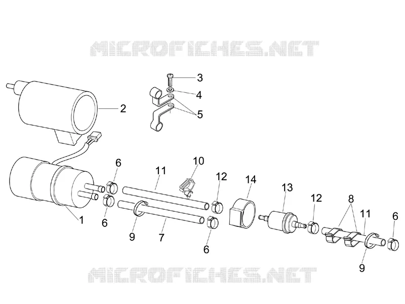 Supply system GILERA GILERA-SCOOTER 125 NEXUS 2007  Nexus E3