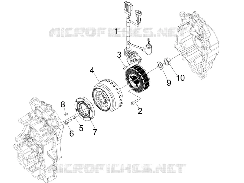 Flywheel magneto GILERA GILERA-SCOOTER 125 NEXUS 2008  Nexus ie E3