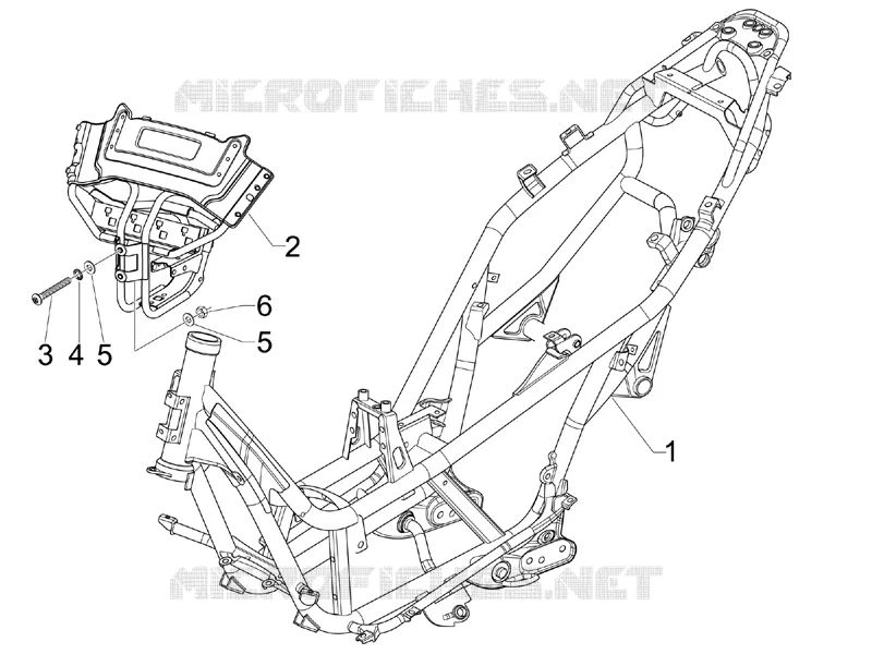 Frame/bodywork GILERA GILERA-SCOOTER 125 NEXUS 2009  Nexus ie E3