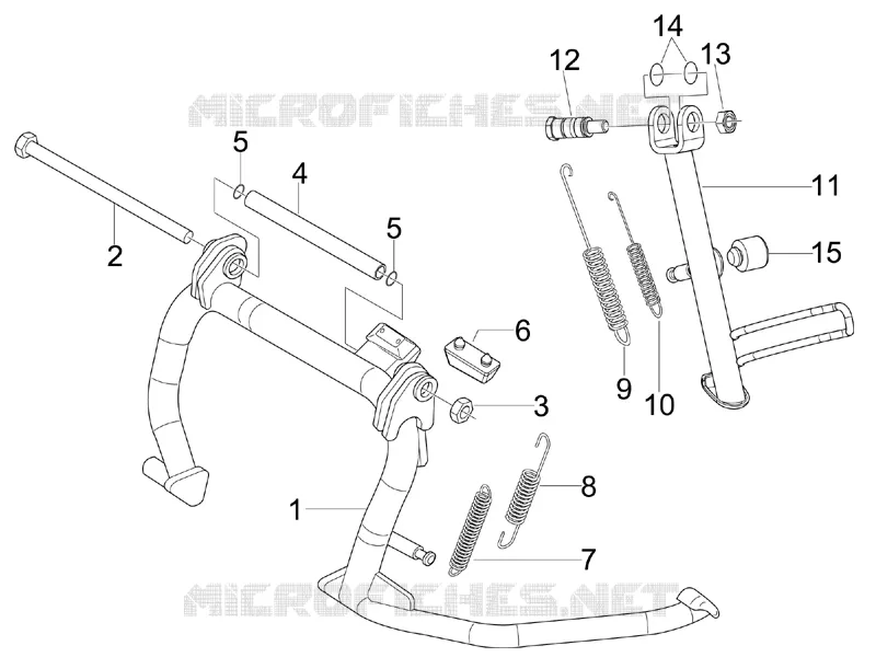 Stand/s GILERA GILERA-SCOOTER 125 NEXUS 2009  Nexus ie E3