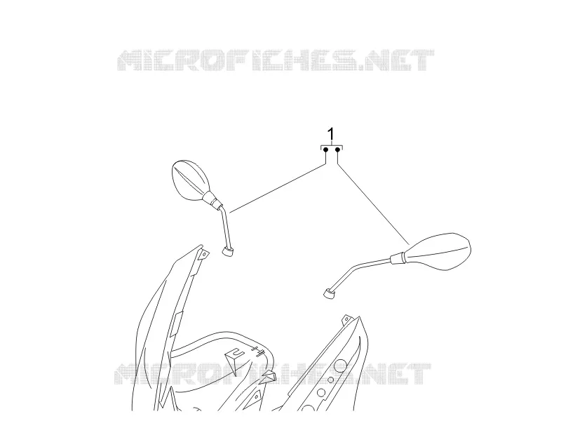 Driving mirror/s GILERA GILERA-SCOOTER 250 NEXUS 2007  Nexus -SP- E4