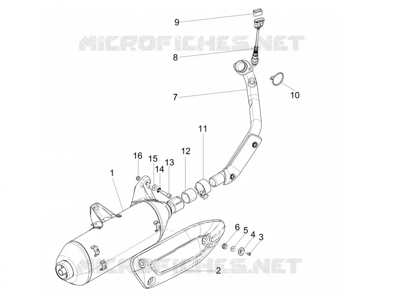 Silencer GILERA GILERA-SCOOTER 250 NEXUS 2006  Nexus -SP- E3
