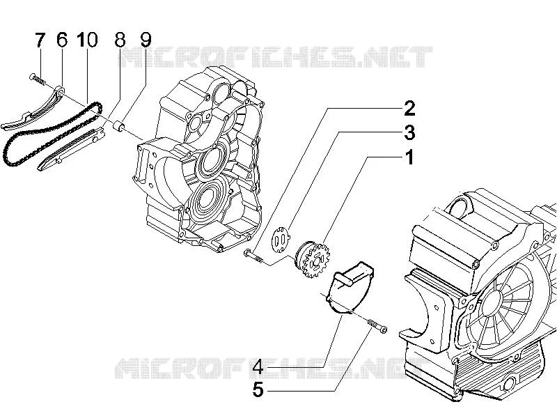 Oil pump GILERA GILERA-SCOOTER 500 NEXUS 2006  Nexus -SP- E3