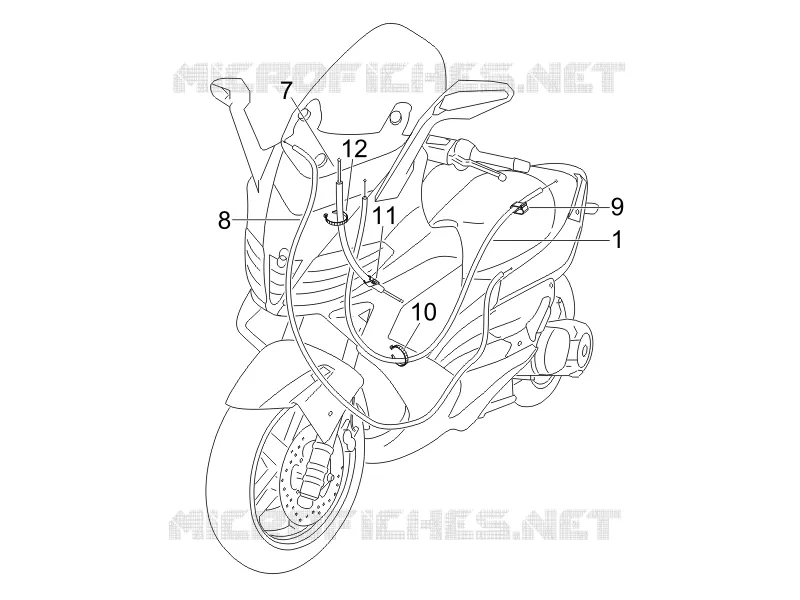 Transmissions GILERA GILERA-SCOOTER 500 NEXUS 2006  Nexus E3
