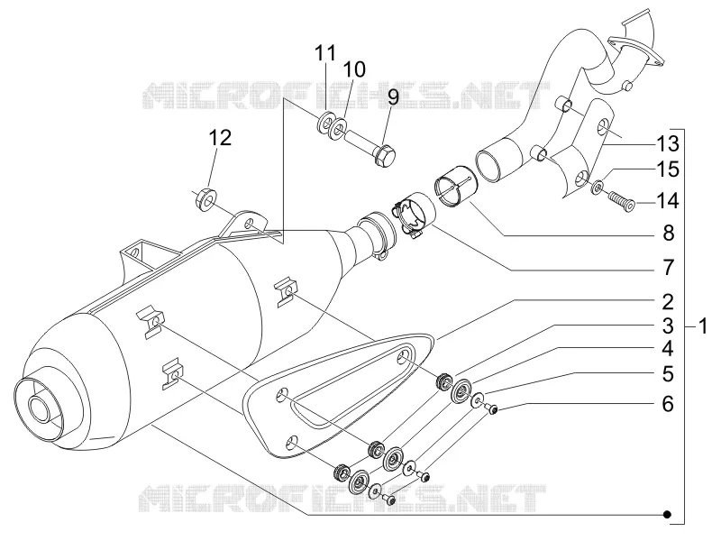 Silencer GILERA GILERA-SCOOTER 125 RUNNER 2006  Runner VX 4T E3
