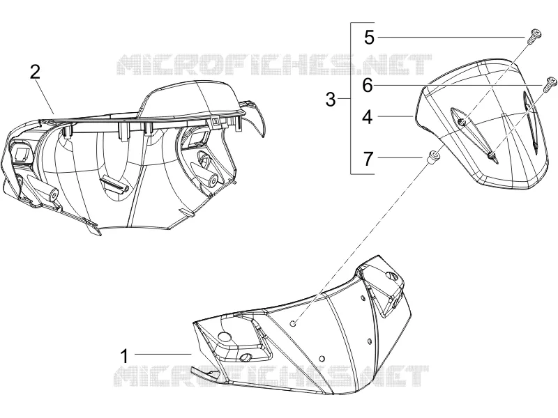 Handlebars coverages GILERA GILERA-SCOOTER 125 RUNNER 2006  Runner VX 4T Race E3