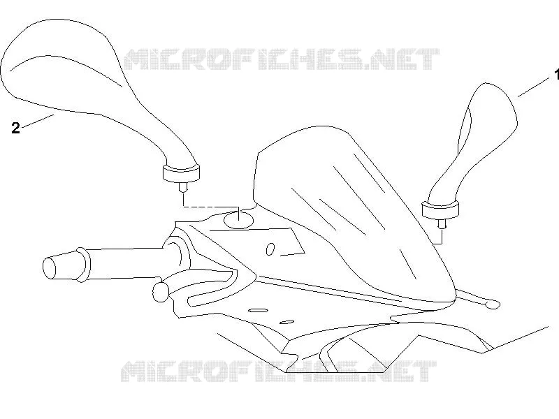 Driving mirror/s GILERA GILERA-SCOOTER 125 RUNNER 2006  Runner VX 4T -SC- E3