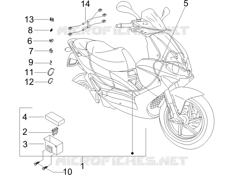 Main cable harness GILERA GILERA-SCOOTER 200 RUNNER 2006  Runner VXR 4T Race E3