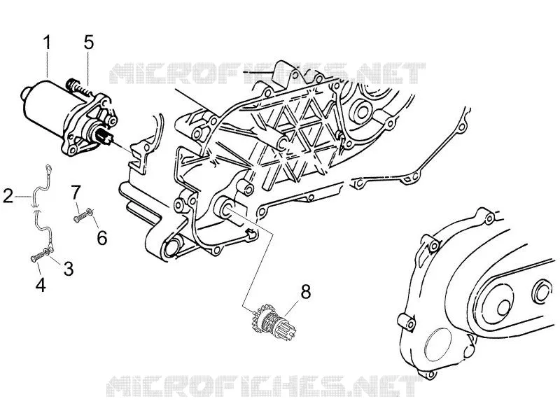 Stater - Electric starter GILERA GILERA-SCOOTER 50 RUNNER 2005  Runner Pure Jet